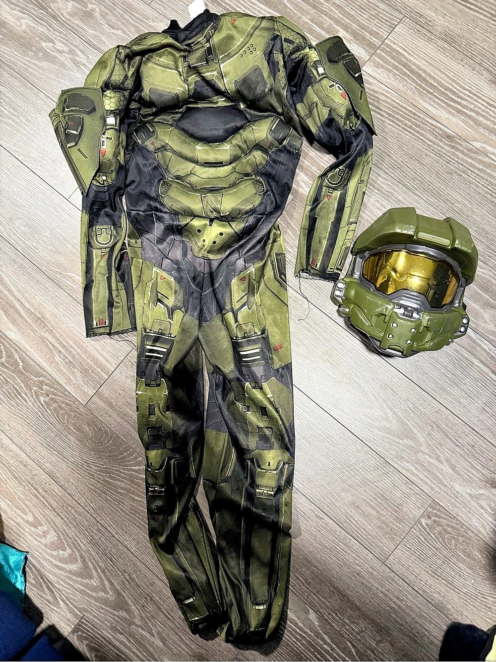 HALO Spartan Costume Green Black